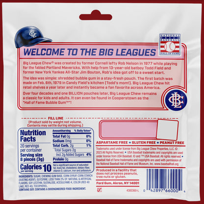 Big League Chew Bubble Gum - 7 Flavor Variety Pack