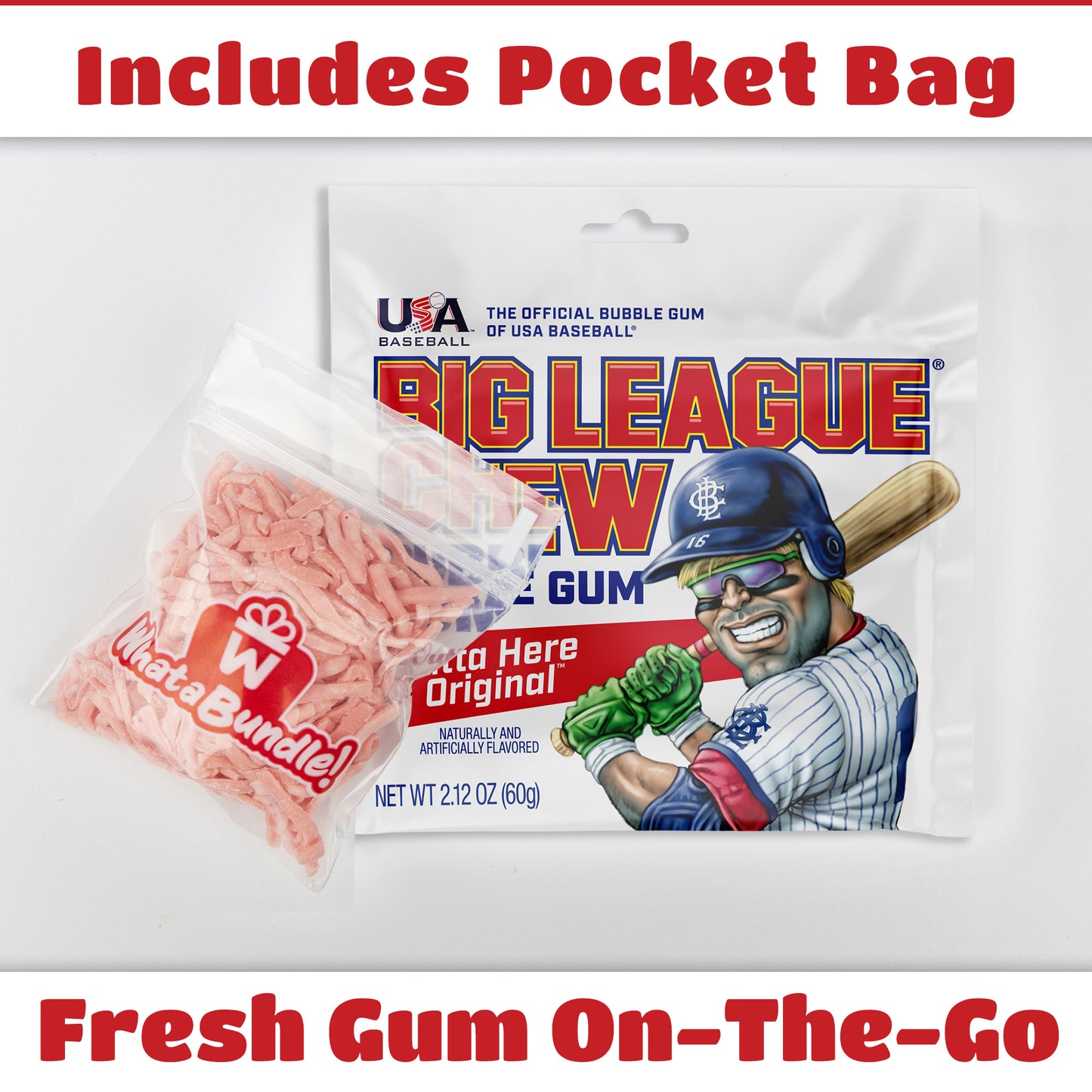 Big League Chew Bubble Gum - 7 Flavor Variety Pack