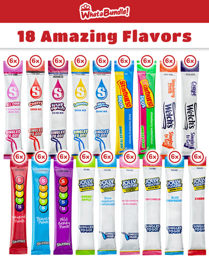 Drink Mix Packets - 18 Candy Flavors