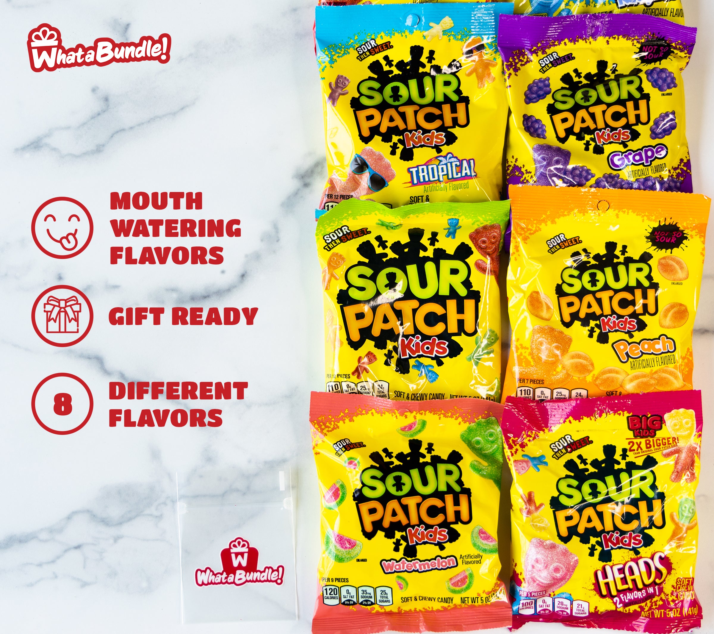 Sour Patch Kids Variety Pack 8-Bags – WhataBundle